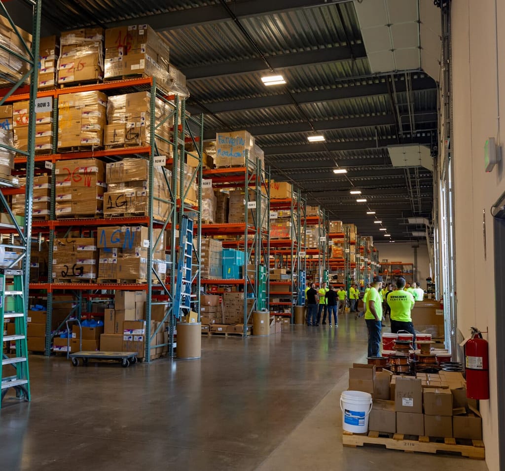 Sunlight Electric warehouse